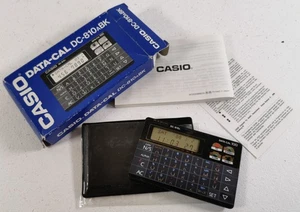 Casio Data-Cal DC-810ABK Electronic Organizer Calculator, Boxed, Manual, Working - Picture 1 of 10