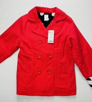 Vtg NWT Gymboree Girls Sz M (7-8) Fabulous Spring Coral Cuffed Jacket - Image 1 of 4
