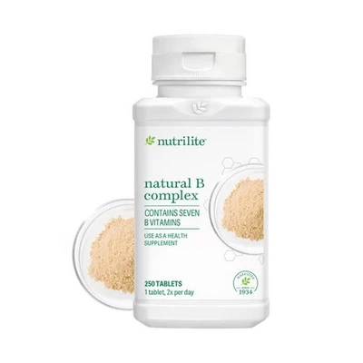 NUTRILITE Amway (12/2027) Natural B Complex Contains 7 B Vit Optimal Health 250s - Image 1 of 3