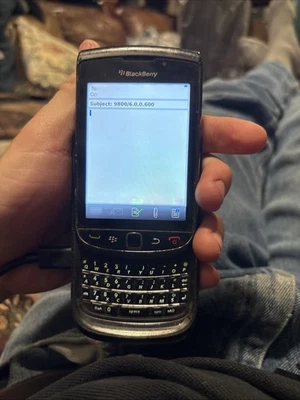 BlackBerry Torch 9800 Slider 3G GSM AT&T 5MP Black QWERTY Smartphone - Image 1 of 4