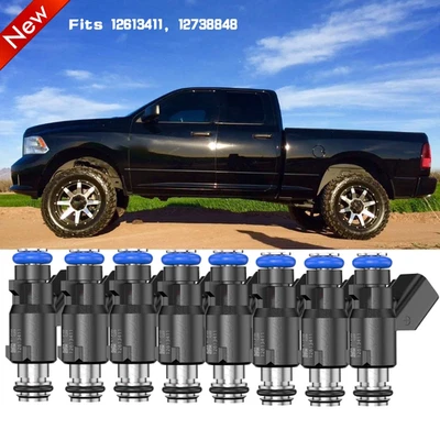 8 nuevos inyectores de combustible para Chevrolet Silverado 2500 HD 2010-2019 6,0 L V8 EE. UU. Foto 1 de 4