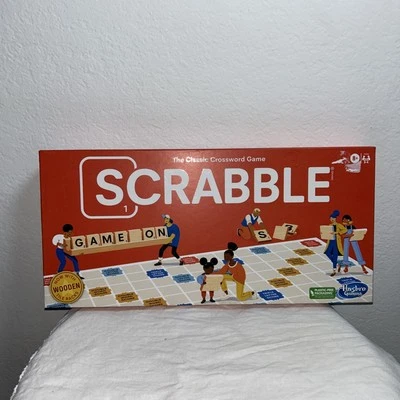 Hasbro Scrabble Classic Board Game with Wooden Tile Racks  --Brand NEW In Box-- - Image 1 of 2
