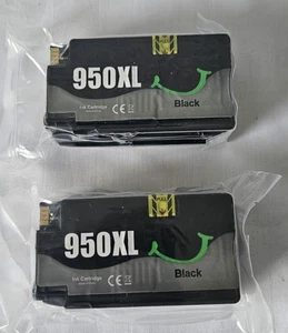 950XL Tinte schwarz 2 x neu und ungeöffnet - Bild 1 von 6