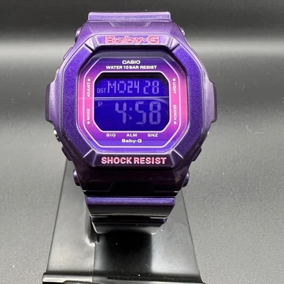 CASIO Baby G BG5600SA-6 (3000) Women's Metallic Watch Purple New Battery - Image 1 of 4
