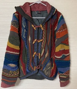 COOGI Lana Tejida Para Mujer Suéter Sudadera con Capucha Chaqueta Talla S Gamuza Australia De Colección - Imagen 1 de 20