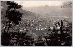 JAPAN c1910 Postcard Aerial View Togura to Kamiyamada - Picture 1 of 2