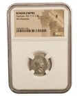 MGC (F) AR romain denarius Hadrien AD 117 - 138 NGC certifié ancien roman