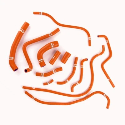 Orange For 2009 2010 2011 2012 2013 2014 Yamaha YZF R1 Silicone Radiator Hose Foto 1 de 4