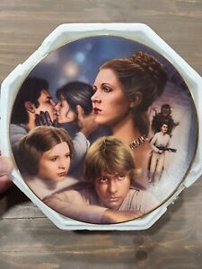 Star Wars Hamilton Collection Plate Princess Leia