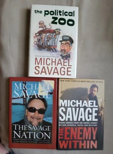 Lot of (3) Michael Savage Books (All HB/DJ) - Picture 1 of 23