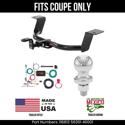 Enganche de remolque Honda Accord 16-17 4 pines cable 178" bola ajuste cupé curva remolque 2 k Foto 1 de 4