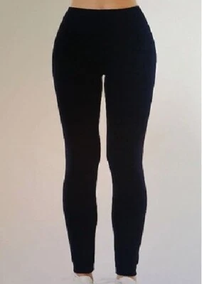 LEGGINGS MOPAS DAMAS POLAR SIN COSTURAS TALLA GRANDE (TX300X) NEGROS NUEVOS EN PAQUETE Foto 1 de 3