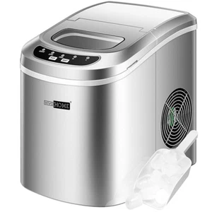26Lbs/24H Portable Ice Maker Cubes Machine Countertop w/ Scoop Self-Cleaning - Picture 1 of 7