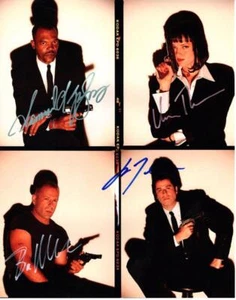 Bruce Willis Travolta Jackson Thurman signed 11x14 Foto handsigniert Pic + COA - Bild 1 von 1