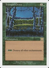 Tranquil Grove 6th Edition PLD Green Rare MAGIC THE GATHERING MTG CARD ABUGames