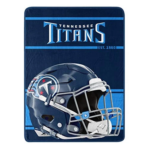 Northwest NFL Tennessee Titans 46x60 Super Plush Rolled Blanket, *Brand New!* Cover