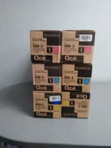 Genuine Oce Imagistics Toner (Cyan 488-4) (Magenta 488-3)(Yellow 488-2) CM2520 - Picture 1 of 2