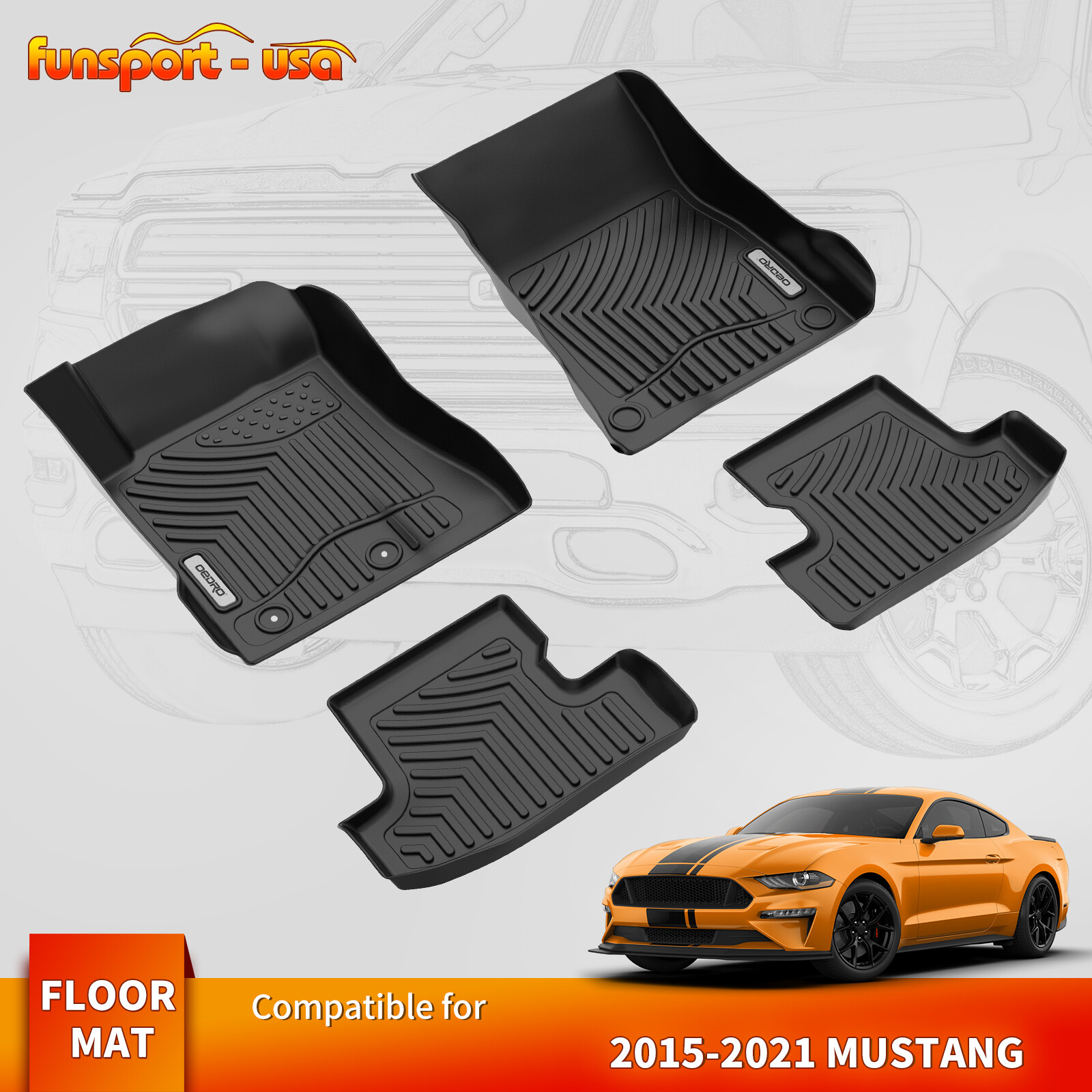 NEW 2122 OEM 20212022 FORD MUSTANG MACH 1 CARPET FLOOR MATS eBay