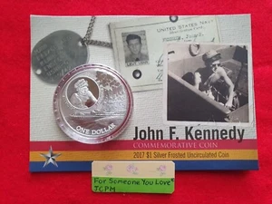 2017 SOLOMON ISLAND JFK (John F. Kennedy), 1 OZ, 0.999 FINE SILVER COIN - Picture 1 of 6
