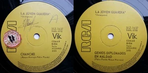 LA JOVEN GUARDIA CHANCHO/GENIOS DIPLOMADOS 1970 PROMO ARGENTINA ROCK BEAT POKORA - Picture 1 of 12