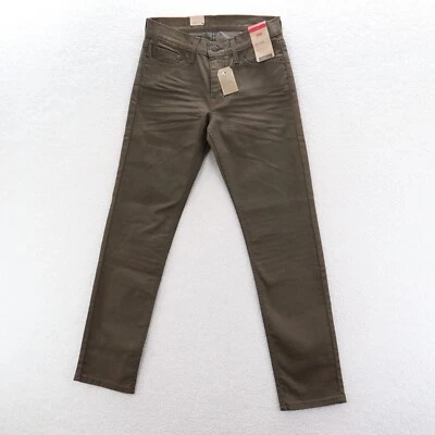 Jeans Levis Para Hombres 31x30 Verde Oliva 511 Calce Ajustado Elástico Denim Grunge Patín Foto 1 de 4