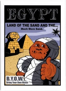 Topps 2023 Garbage Pail Kids Go on Vacation Travel Sticker #5 Egypt GPK - Picture 1 of 2