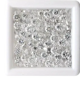 Loose Lab Grown CVD Diamond 3.50 MM F VS1 CLEARITY 10 PICS LOT CVD DIAMONDS AAA+ - Picture 1 of 14