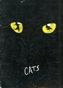 Cats Program Souvenir Vintage Musical 1986 Cast Broadway Insert Theater - Picture 1 of 4