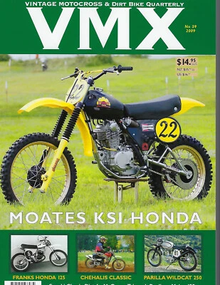 VMX #39 Vtg Motocross Dirt Bike Moates KSI Honda Parilla McQueen Triumph Replica - Image 1 of 3
