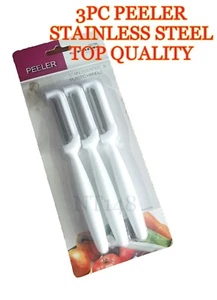 3PC PEELER KITCHEN VEGETABLES FRUIT POTATO UTENSIL COOKING SET KITCHEN GADGET  - Picture 1 of 1