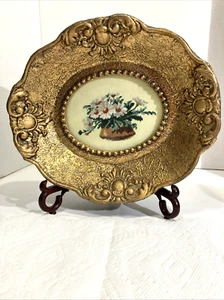 Vintage Gobelin Marguerites margherita fiori - micro ago arte - fatto a mano - Foto 1 di 7