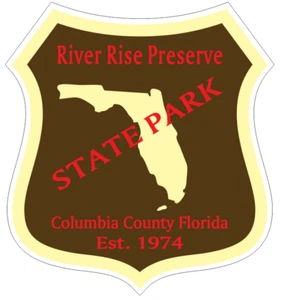 River Rise Preserve Florida State Park Aufkleber R6782 SIE WÄHLEN DIE GRÖSSE - Bild 1 von 1