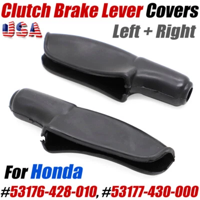 Cubiertas de palanca izquierda derecha para Honda XR CR XL CRF 100 125 200 250 500 freno de embrague Foto 1 de 4