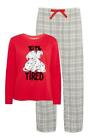 Primark Ladies 101 Dalmation Pyjama Set Pj Christmas Cotton Gift Nightwear Women