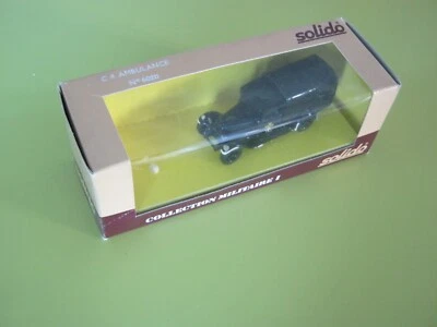 SOLIDO MILITAIRE C4 AMBULANCE 6020 PEINTE + BOITE TTBE - Photo 1/4