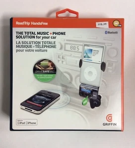 RoadTrip Bluetooth HandsFree Calling & FM Transmitter w/ built in MIC by Griffin - Picture 1 of 6