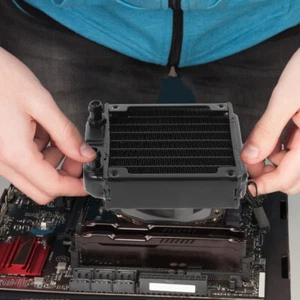 Radiatore Raffreddamento Acqua Per Computer Dell'acqua Della CPU Con - Photo 1/12