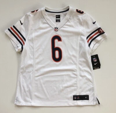 Camiseta deportiva para mujer XL Jay Cutler Chicago Bears blanca alternativa Nike Game Foto 1 de 4