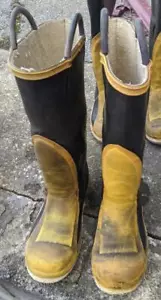 Black Diamond Fire Boots Size 7 Men/9 women Used EMS EMT ER Servus Morning Pride - Picture 1 of 4
