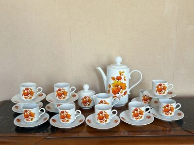 Service à café  Porcelaine WINTERLING MARKTLEUTHEN BAVARIA  ALLEMAGNE occ. - Photo 1/4