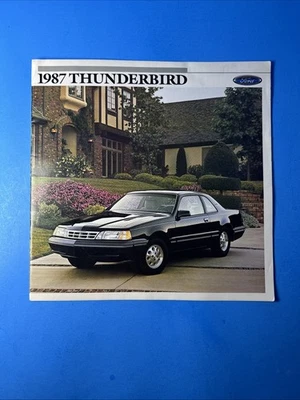1987 Ford Thunderbird продажи дилер спецификации брошюра OEM Бесплатная доставка - Изображение 1 из 4