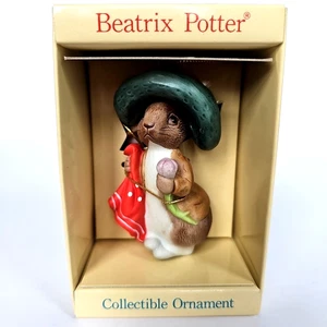 1986 Vintage Schmid Porzellan Beatrix Potter Ornament Neu mit Box Weihnachten - 1605 - Bild 1 von 5