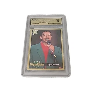 2001 Legends Sports Vol. 13 NNO Tiger Woods 1997 Masters Mint 9 - Picture 1 of 2
