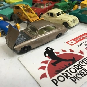MATCHBOX REGULAR WHEELS #28 BROWN JAGUAR MK10 LIMOUSINE 1/64 DIECAST ENGLAND - Bild 1 von 8