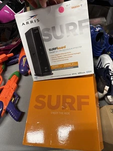 Arris Surfboard SBG8300 Black DOCSIS 3.1 Gigabit Cable Modem And Wi-Fi Router - Picture 1 of 7
