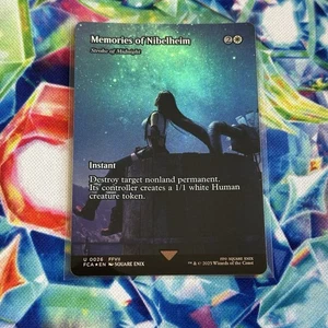 Memories Of Nibelheim Borderless Foil, MTG Single, FIN 0026 Uncommon Near Mint - Foto 1 di 4
