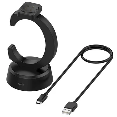 Black C-Shape Stand Charger Accessories Part forGoogle Pixel Watch3 (45MM/41MM) - Image 1 of 4