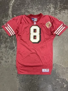 Vtg Steve Young San Francisco 49ers 1996 Reebok Authentic Jersey Sz L Pro Cut - Picture 1 of 5