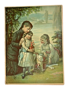 Chromolithograph True & Co. 1881 DECORATION DAY 14" x 10" Unframed - Picture 1 of 1