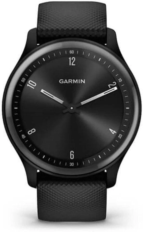 GPS Garmin Vivomove Hr preto + pulseira preta genérica - Imagem 1 de 1